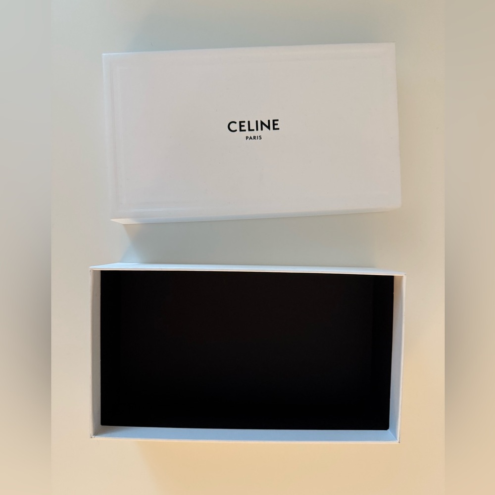 Celine White sunglasses Box with Black Interior
